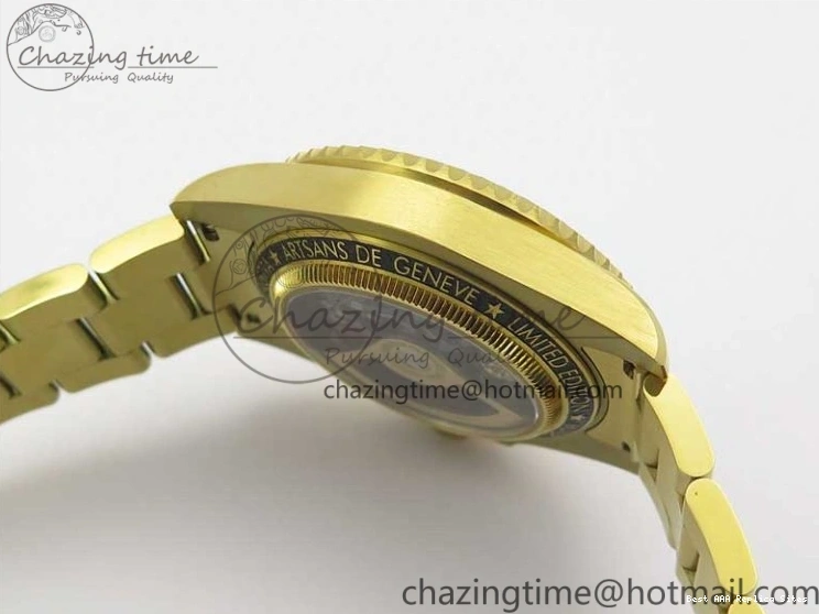 Good Copy Rolex Watches Skeleton Submariner on SA YG Edition Pirlo Project Bracelet Best 2981 YG Andrea VRF Popular 0108